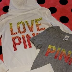 Victorias Secret PINK htf 3 piece set